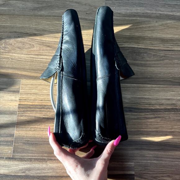 Cole Haan Driving Somerset Penny Loafer Moccasin Size 13 M Black C12574 - Picture 5 of 10